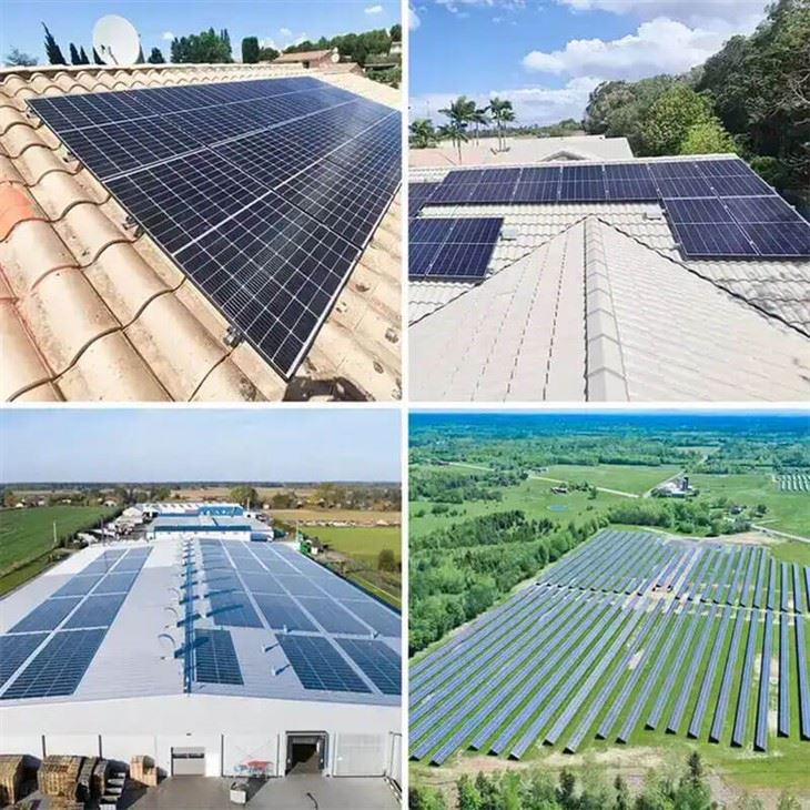 Mono PERC Bifacial Solar Panelproject