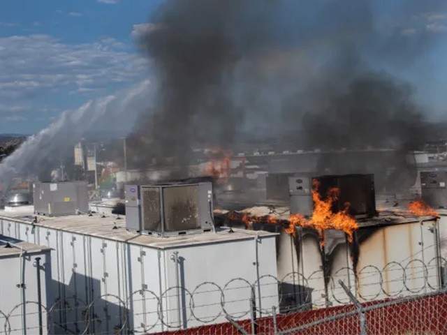 California battery fire California battery fire